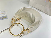 Kitlife Chloe Bracelet Bag Mini in Cream Calfskin W765-7 32x14x10cm - 6