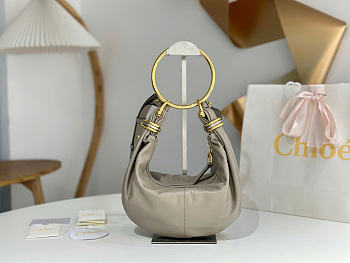 Kitlife Chloe Bracelet Bag Mini in Gray Calfskin W765-7 32x14x10cm