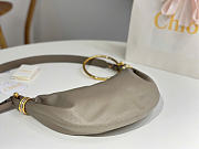 Kitlife Chloe Bracelet Bag Mini in Gray Calfskin W765-7 32x14x10cm - 5
