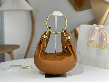 Kitlife Chloe Bracelet Bag Mini in Brown Calfskin W765-7 32x14x10cm