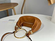 Kitlife Chloe Bracelet Bag Mini in Brown Calfskin W765-7 32x14x10cm - 4