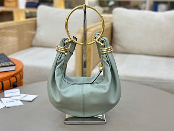 Kitlife Chloe Bracelet Bag Mini in Light Blue Calfskin W765-7 32x14x10cm