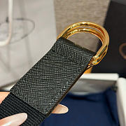Kitlife Prada Woven Re-Nylon Belt In Black 35mm - 2