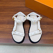 Kitlife Louis Vuitton Nevada Comfort Sandal Dune Beige  - 1