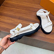 Kitlife Louis Vuitton Nevada Comfort Sandal Dune Beige  - 2