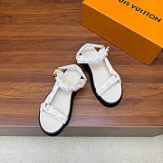 Kitlife Louis Vuitton Nevada Comfort Sandal Dune Beige  - 6