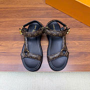 Kitlife Louis Vuitton Nevada Comfort Sandal Cacao Brown - 1