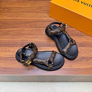 Kitlife Louis Vuitton Nevada Comfort Sandal Cacao Brown - 5
