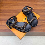 Kitlife Louis Vuitton Nevada Comfort Sandal Cacao Brown - 4