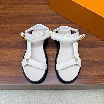 Kitlife Louis Vuitton Nevada Comfort Sandal White