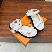 Kitlife Louis Vuitton Nevada Comfort Sandal White - 4