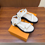 Kitlife Louis Vuitton Nevada Comfort Sandal White - 3
