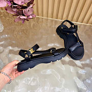 Kitlife Louis Vuitton Nevada Comfort Sandal Black - 6