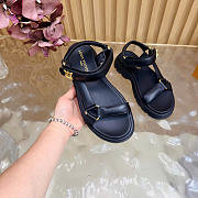 Kitlife Louis Vuitton Nevada Comfort Sandal Black - 5