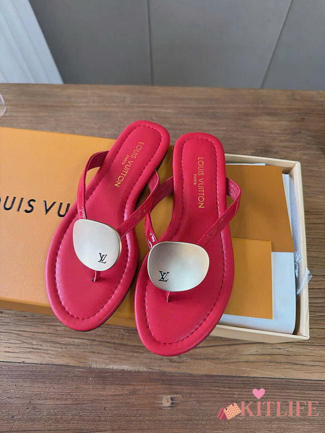 Kitlife Louis Vuitton 26SS Sandals Red - 1