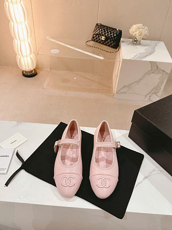 Kitlife Chanel Mary Janes Lambskin Pink Shoes