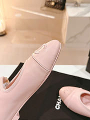 Kitlife Chanel Mary Janes Lambskin Pink Shoes - 5