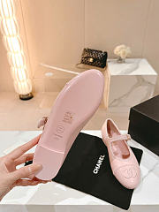Kitlife Chanel Mary Janes Lambskin Pink Shoes - 3