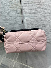 Kitlife Dior Small Toujours Reversible Handbag Pink & Black 23x15x15cm - 2
