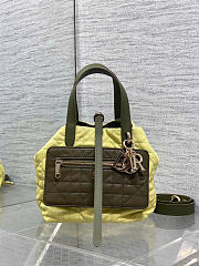 Kitlife Dior Small Toujours Reversible Handbag Yellow & Green 23x15x15cm - 1