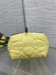 Kitlife Dior Small Toujours Reversible Handbag Yellow & Green 23x15x15cm - 3
