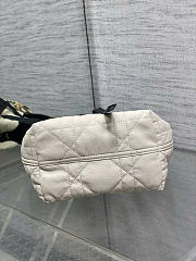 Kitlife Dior Small Toujours Reversible Handbag White & Black 23x15x15cm  - 6