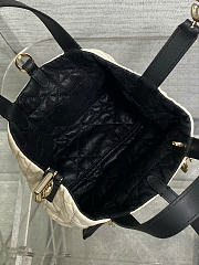 Kitlife Dior Small Toujours Reversible Handbag White & Black 23x15x15cm  - 4