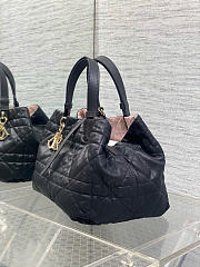 Kitlife Dior Medium Toujours Reversible Handbag Pink & Black 28.5x19x21cm - 6