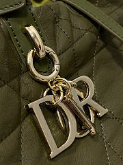 Kitlife Dior Medium Toujours Reversible Handbag Yellow & Green 28.5x19x21cm - 6
