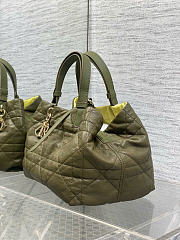 Kitlife Dior Medium Toujours Reversible Handbag Yellow & Green 28.5x19x21cm - 5