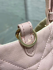 Kitlife Dior Medium Toujours Reversible Handbag White & Pink 28.5x19x21cm - 3