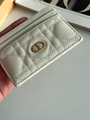 Kitlife Dior Caro Card Holder White 10.5x7.5cm - 4