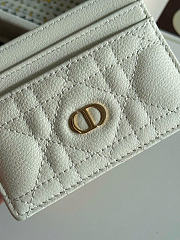 Kitlife Dior Caro Card Holder White 10.5x7.5cm - 3