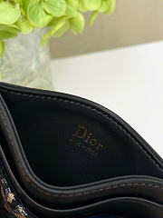 Kitlife Dior Bow Card Holder Blue Obique 10.5x7.5cm - 6