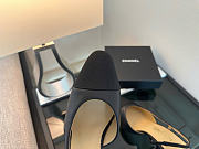 Kitlife Chanel Black Calfskin Cap Toe CC Slingback Pumps 65mm - 3