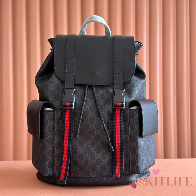 Kitlife Gucci Black Large Backpack 495563 34x42x16cm - 1