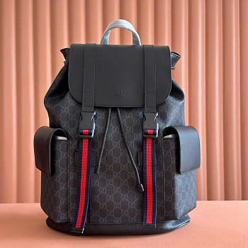 Kitlife Gucci Black Large Backpack 495563 34x42x16cm