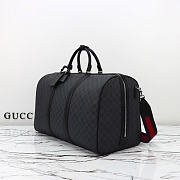 Kitlife Gucci GG Black Large Duffle Bag 792075 50x29x23cm - 4
