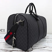 Kitlife Gucci GG Black Large Duffle Bag 792075 50x29x23cm - 3