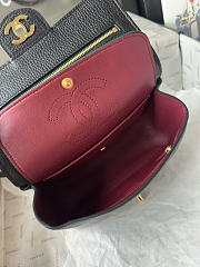 Kitlife Chanel Maxi Mini Flap Bag Black With Gold Hardware AS6573 13x20x6cm - 3