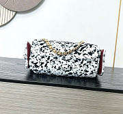 Kitlife Chanel 26A Drawstring Creamy White Spotted Leopard Print Bag AS5631 20x22x12.5cm - 4
