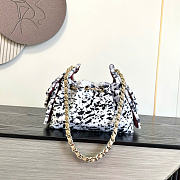 Kitlife Chanel 26A Drawstring Creamy White Spotted Leopard Print Bag AS5631 20x22x12.5cm - 3