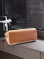 Kitlife Chanel Large Shopping Bag Brown Calfskin & Beige Suede AS6289 33x43x17.5cm - 3
