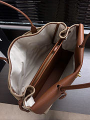 Kitlife Chanel Large Shopping Bag Brown Calfskin & Beige Suede AS6289 33x43x17.5cm - 4
