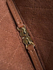 Kitlife Chanel 26A Brown Suede Chain Bag AS6406 15x32x8cm - 4