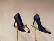 Kitlife Elsa Schiaparelli Heels Black Leather - 1