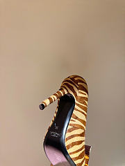 Kitlife Elsa Schiaparelli Heels Beige & Brown Striped  - 6