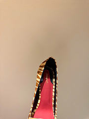 Kitlife Elsa Schiaparelli Heels Beige & Brown Striped  - 4
