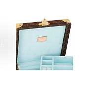 Kitlife Louis Vuitton Coffret Joaillerie Trunk Brown & Blue M10171 24x12.5x24cm - 5