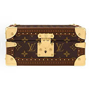Kitlife Louis Vuitton Coffret Joaillerie Trunk Brown & Blue M10171 24x12.5x24cm - 2